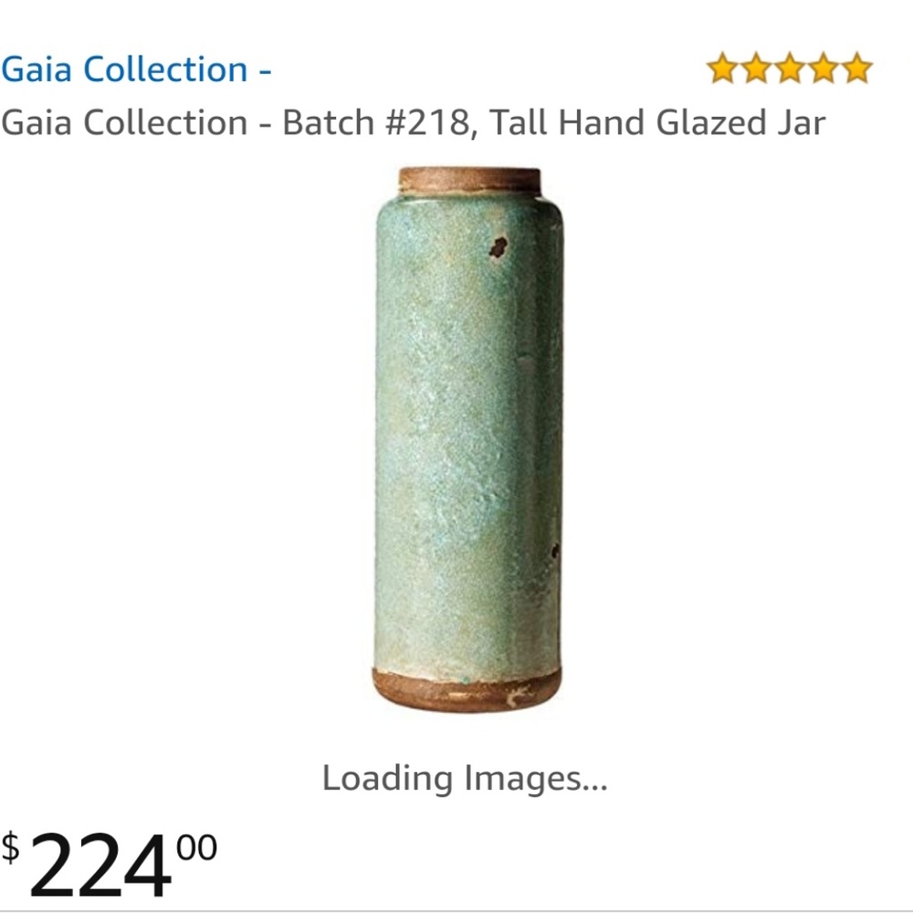 GAIA NEW ONE OF A KIND VASE!